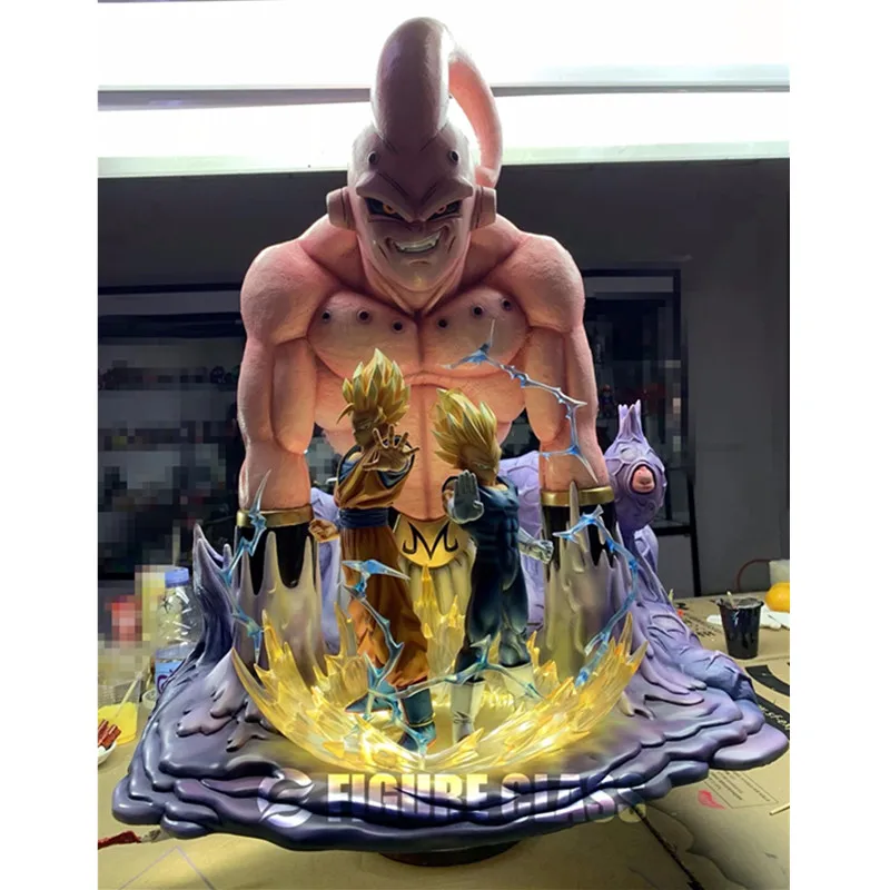 Dragon Ball Z Majin Buu Goku Вегета сцена GK смола статуя фигурка модель игрушки X486