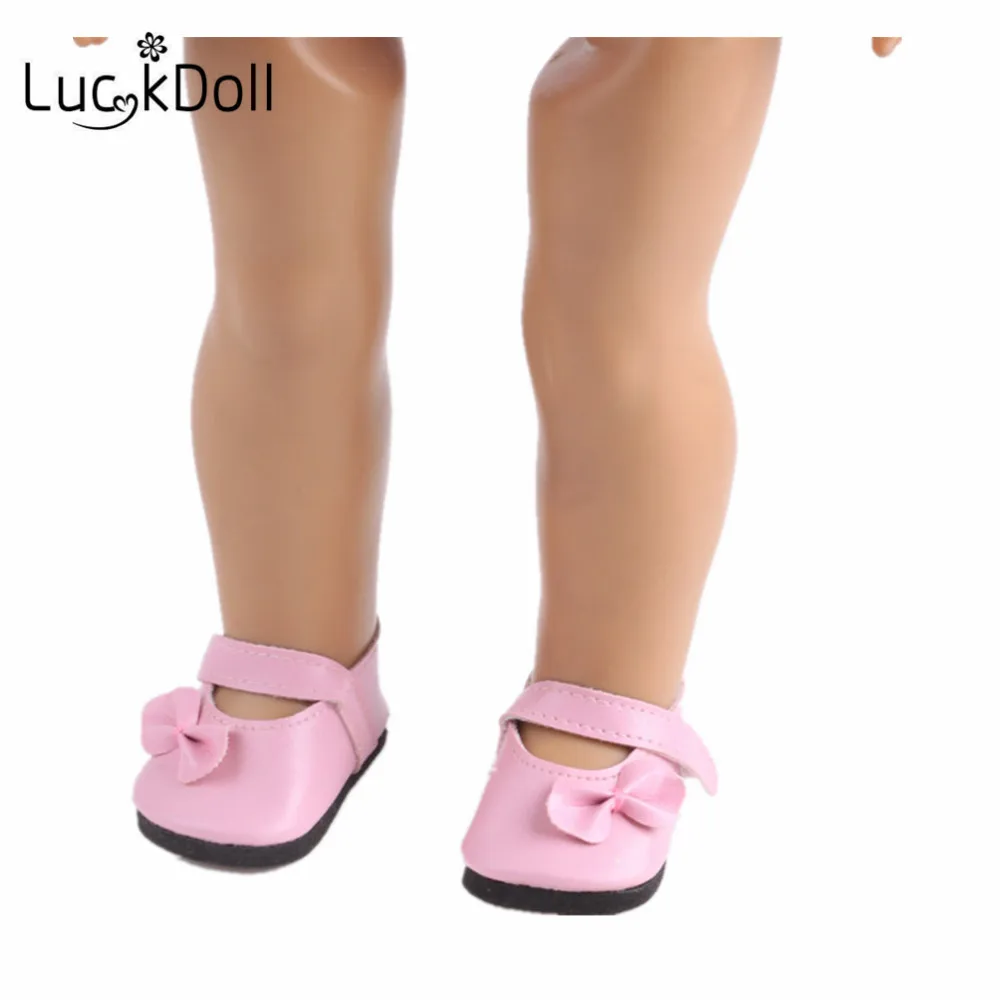 LUCKDOLL симпатичная обувь с принцессой подходит 18 дюймов Американский 43 см BabyDoll