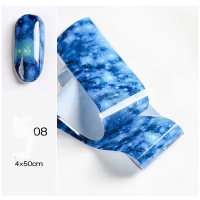 08 Стикеры 3D на ногти Nail Art DIY Небесный цвет маленькая свежая форма переводная Звездная наклейка для украшения ногтей аксессуары Z0125 - Цвет: 08
