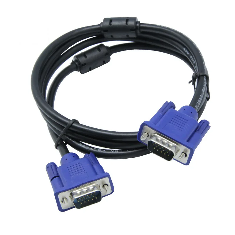Larryjoe 1 5 m Удлинительный кабель VGA HD 15 контактный штырь провод медный сердечник для