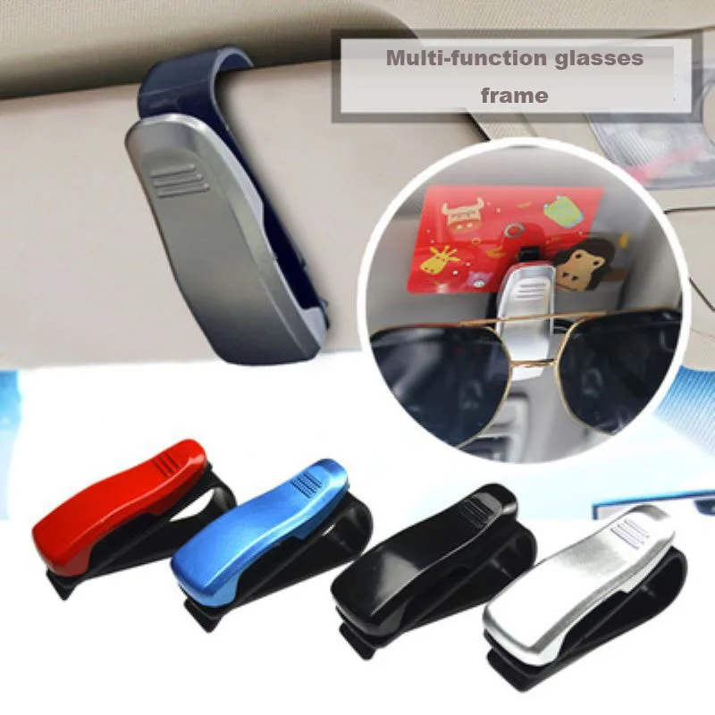 Универсальный автомобильный держатель для очков мини зажим солнцезащитных