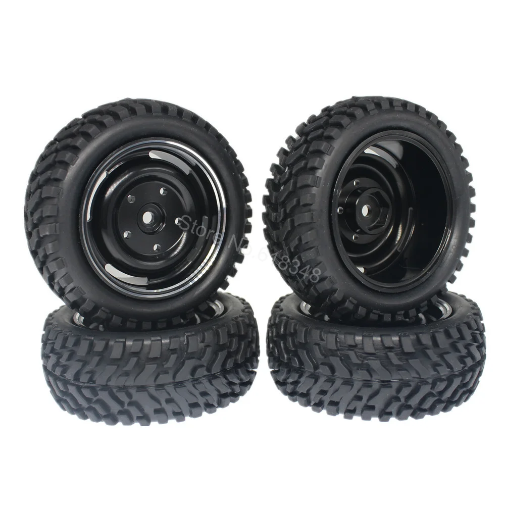 4 шт./лот 76 мм покрышки и алюминиевые диски обода комплект поролоновыми вставками