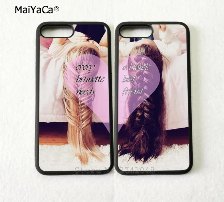 Силиконовые мягкие чехлы для телефонов с надписью you are my best friends BFF буксировкой