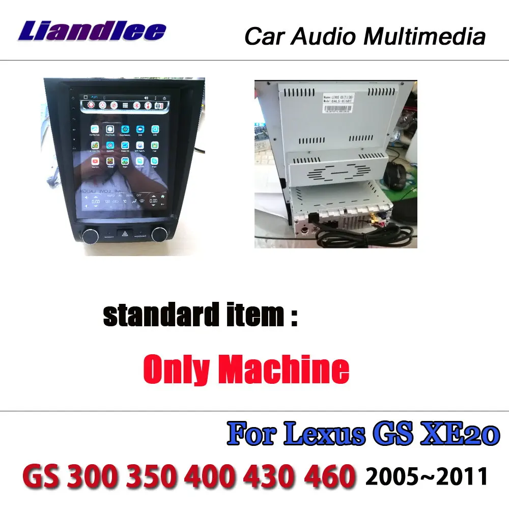 machine Liandlee 10," Tesla вертикальный экран для Lexus GS XE20 GS 300 350 400 430 460 Android BT DAB карта gps Navi навигация Мультимедиа - Цвет: machine