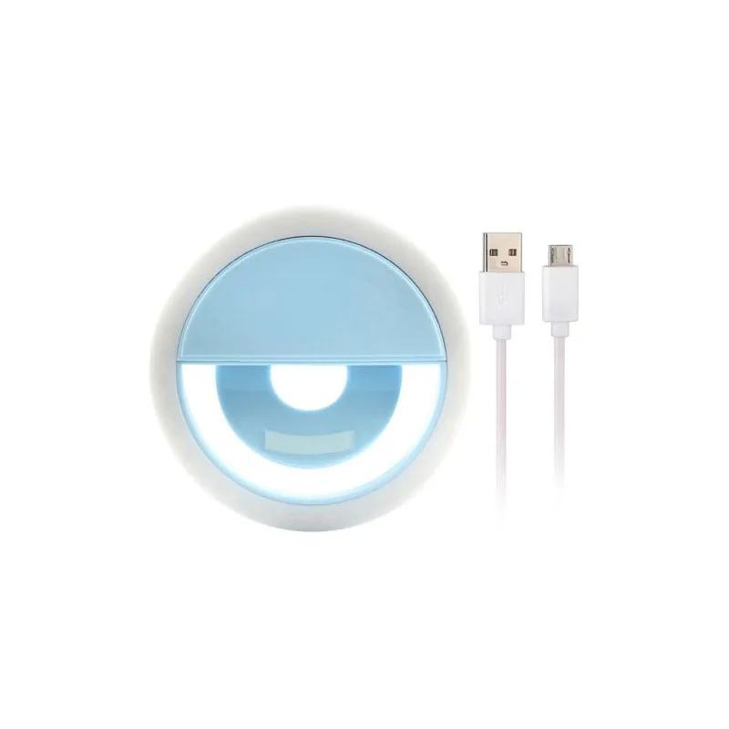 Fornorm светодиодный портативный селфи вспышка камера клип-на мобильный телефон