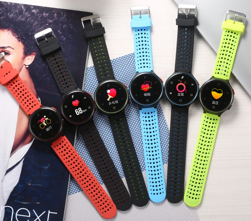 Microwear X2 плюс Smartwatch Водонепроницаемый IP68 Bluetooth Smart часы пульсометр крови Давление