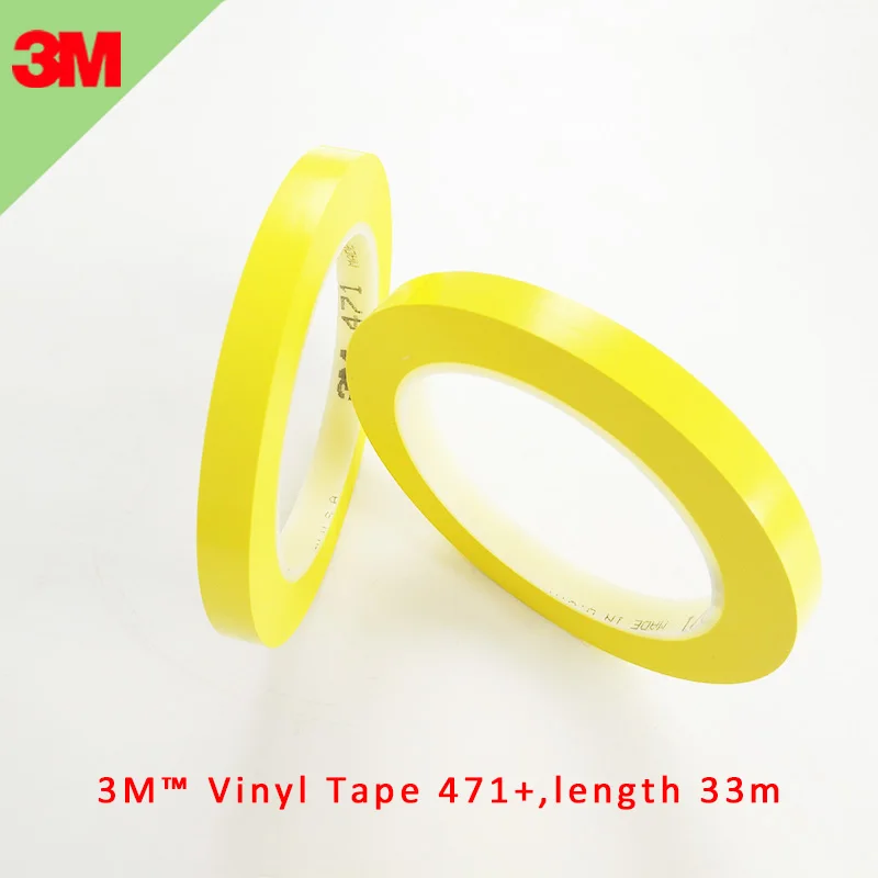 3M 471 желтая прикрепленная ПВХ лента для напольной цепи идентификатор трассы