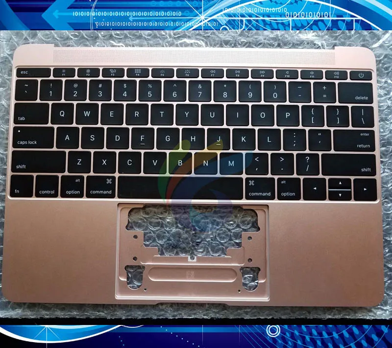 США Topcase Для Macbook 1" A1534 Топ чехол с клавиатурой и подсветкой клавиатуры розовый