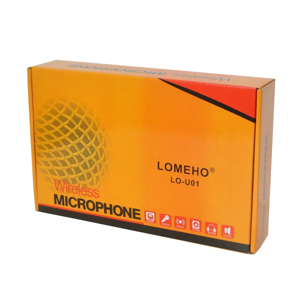 Металлический портативный трансмиттер LO U01 1 Way беспроводной FM микрофон уличный