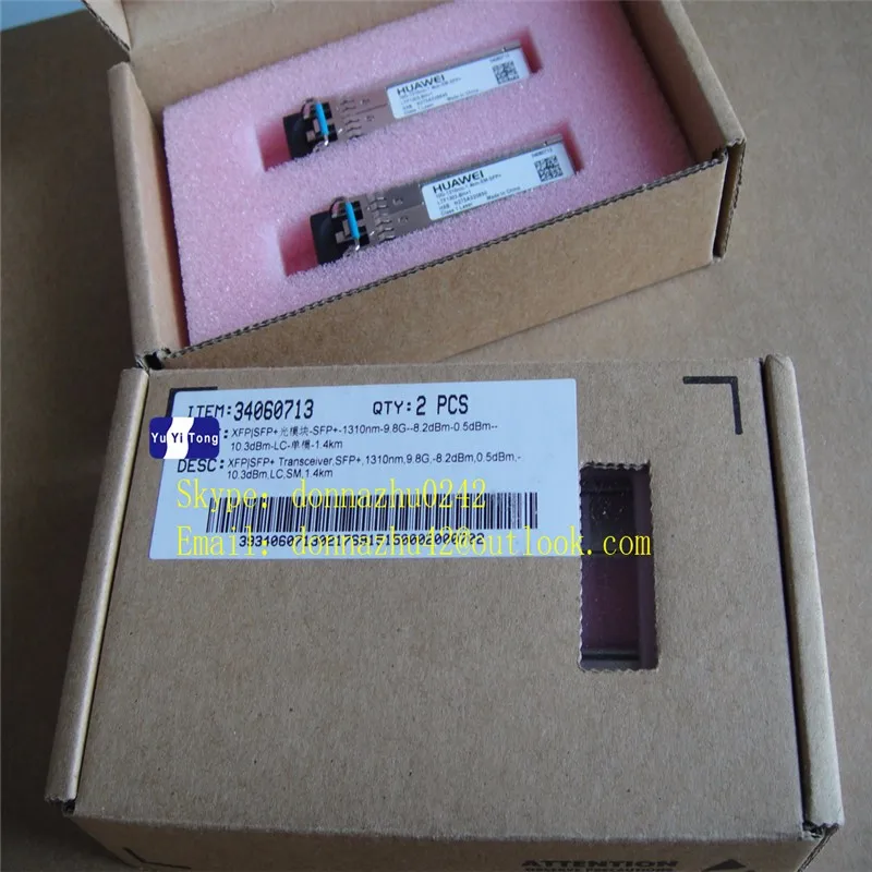 1 шт. оригинальный модуль Hua Wei 10G 10g-1310nm-1.4 km-sm-sfp + одномодовый трансивер SFP с портом