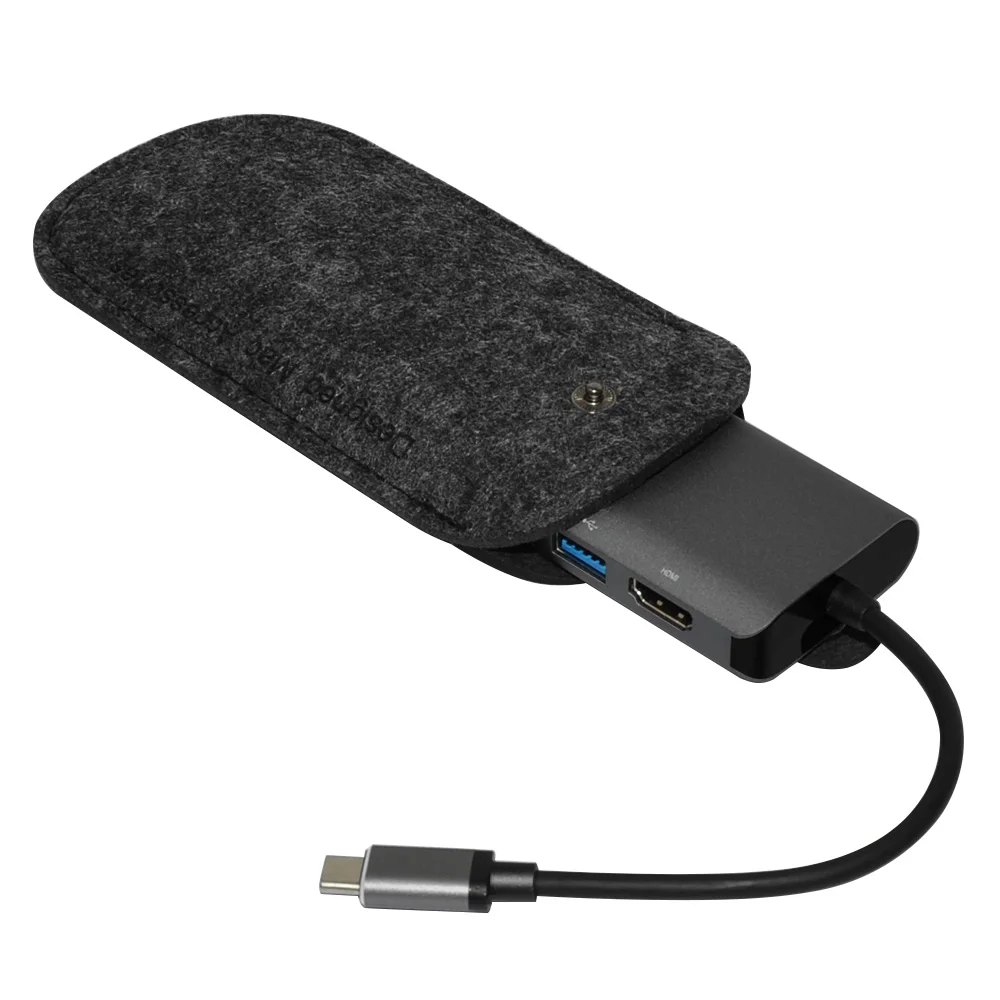 Адаптер USB C к Ethernet с разъемом HDMI 3 0 6 портов RJ45 Lan Сетевой адаптер для Macbook PD|usb c to