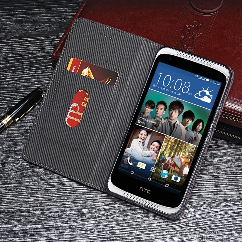 ITien/высококачественный деловой кожаный защитный чехол для HTC Desire 526G + TPU
