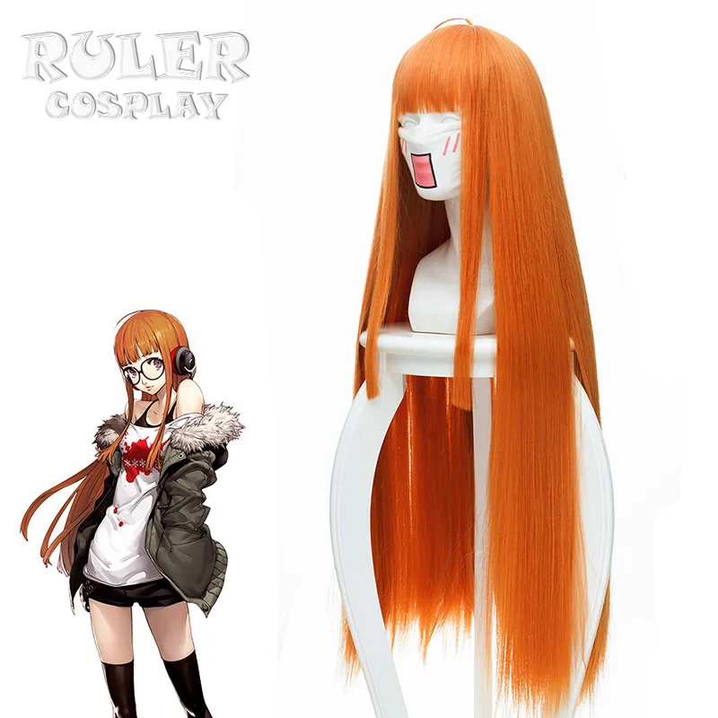 PS4 игры персона 5 Futaba Сакура парик Косплэй P5 пантера Anne Takamaki смешанного льняного