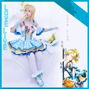 Ayase Eli Обувь в стиле аниме «Живая любовь! Косплей цветочный букет Униформа юбка любовь живой костюм Хэллоуин девушка костюм минами Котори нисикино - Цвет: Ayase Eli