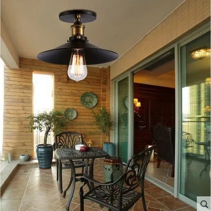 Винтажный потолочный светильник Эдисона в американском стиле лампа лофт 60 Вт с