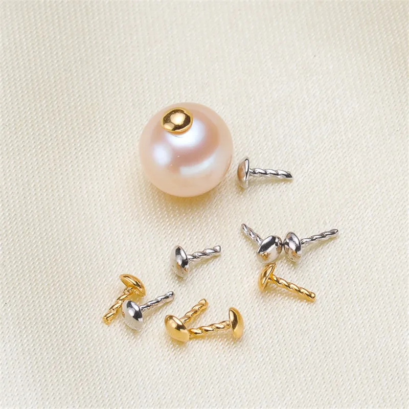 1 шт./лот Золотой/Серебряный цвет Т образная игла серебряное покрытие колпачки из