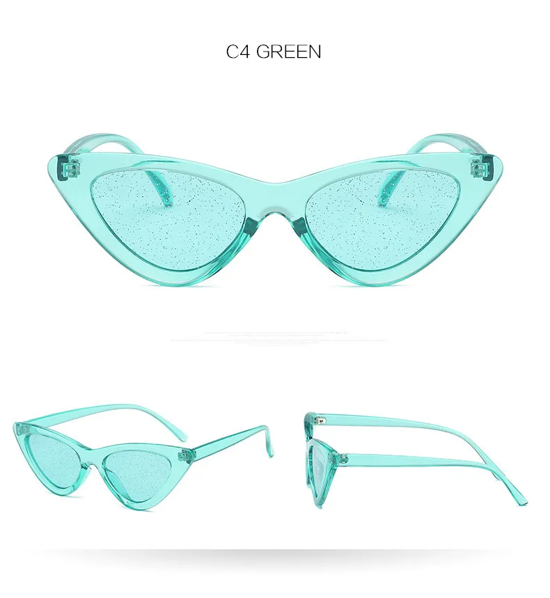 YOOSKE маленькие Cateye 90s солнцезащитные очки женские винтажные оправа для очков в стиле кошачьи глаза оттенок сексуальные блестящие линзы солнцезащитные очки Оттенки для женщин s
