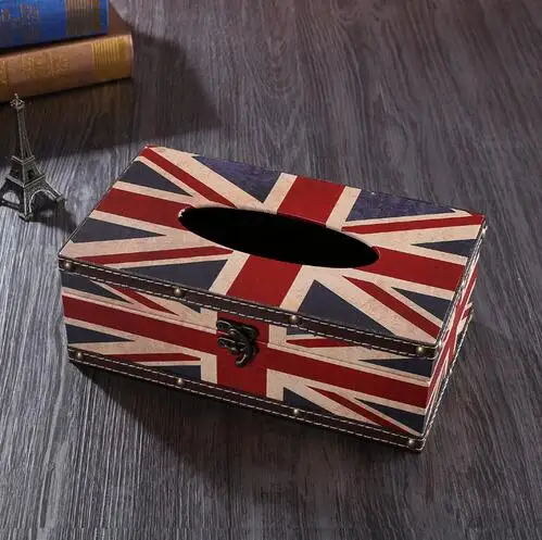 Европейский союз Джек кожа водонепроницаемый тканевый чехол лоток нарисованная