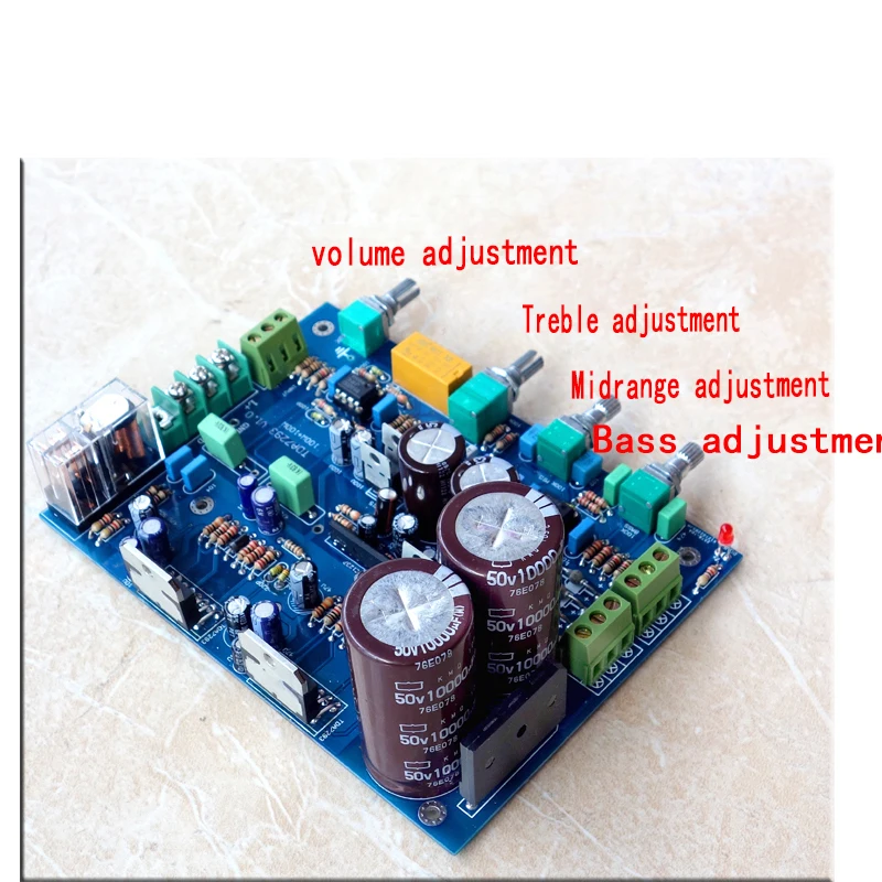 Плата усилителя NE5532 TDA7293 100 Вт + с тремя секциями предварительно тона|amplifier board