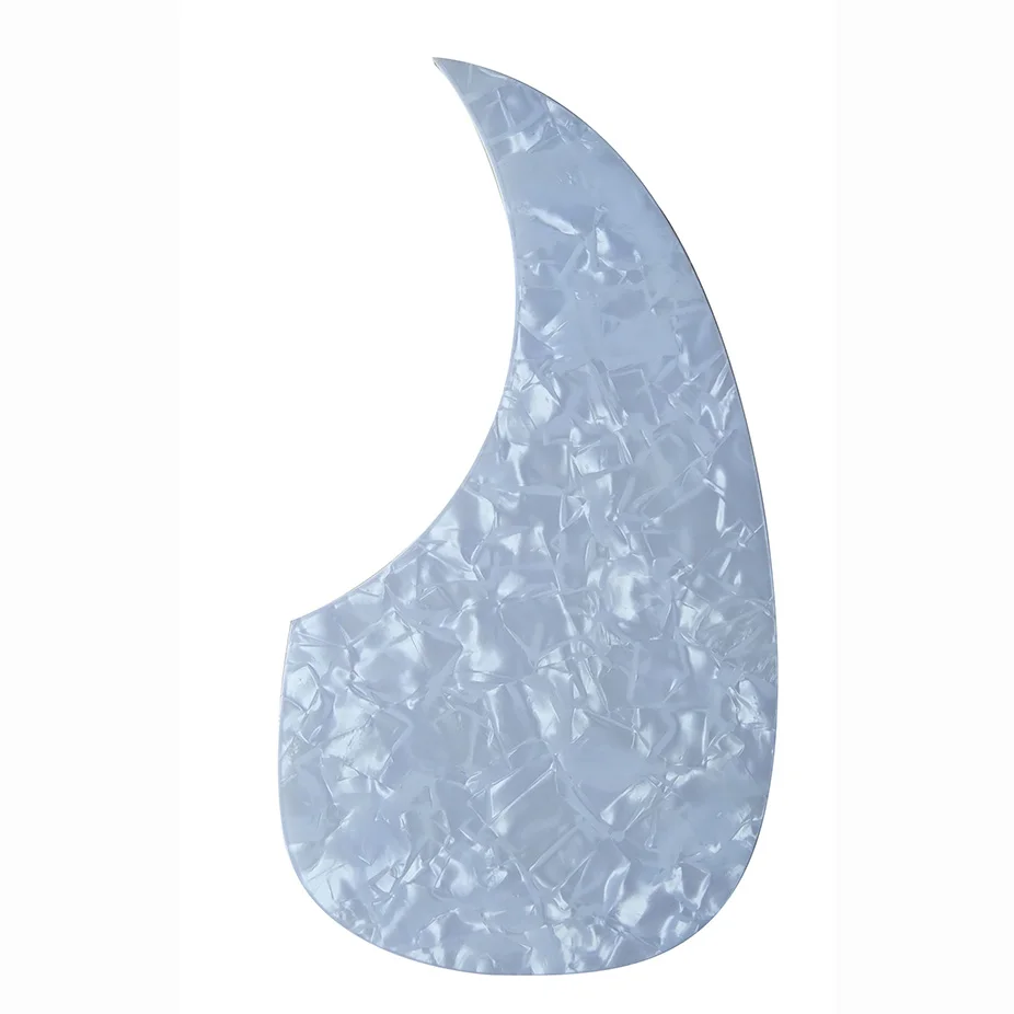 White Pearl Pleroo пользовательские части гитары- медиатор для акустической гитары Каплевидная форма, все цвета - Цвет: White Pearl