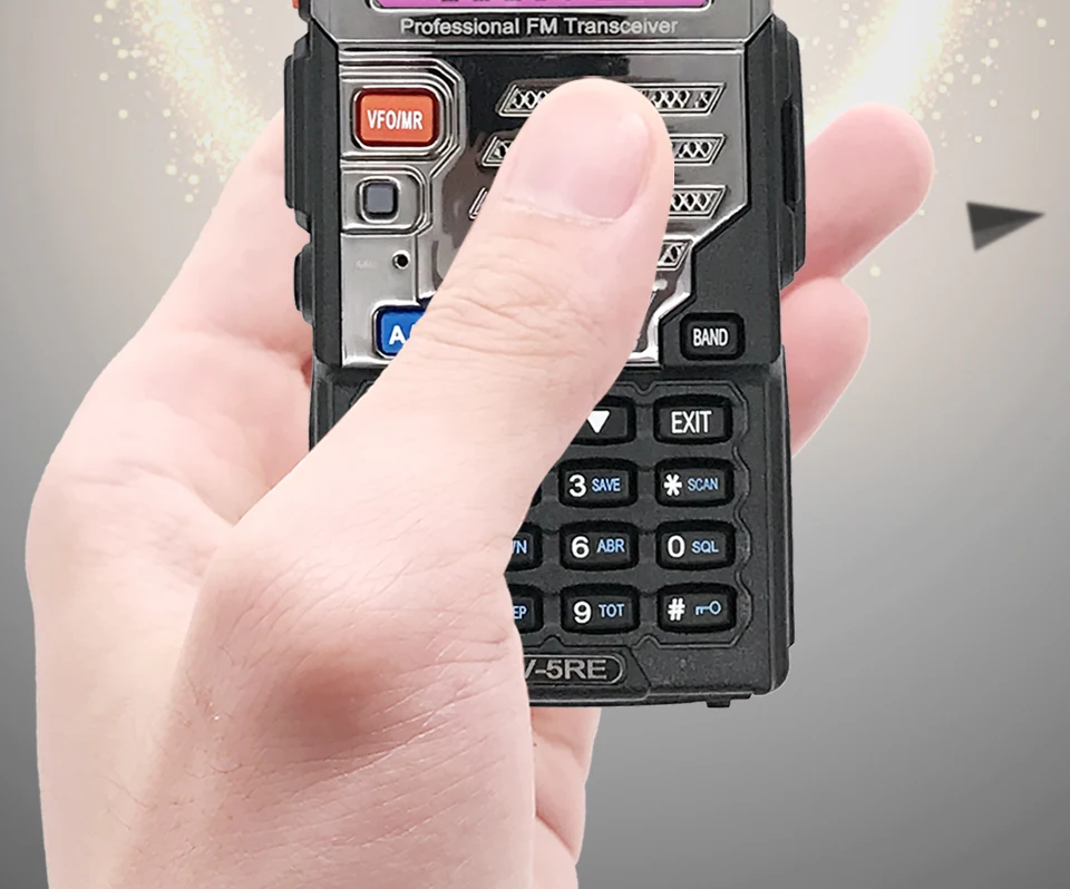 Baofeng UV-5RE 5 Вт портативная рация VHF UHF Любительское радио, Си-Би радиосвязь, коротковолновым приемником сканер радиостанция переговорные PMR446 обновленная UV5R