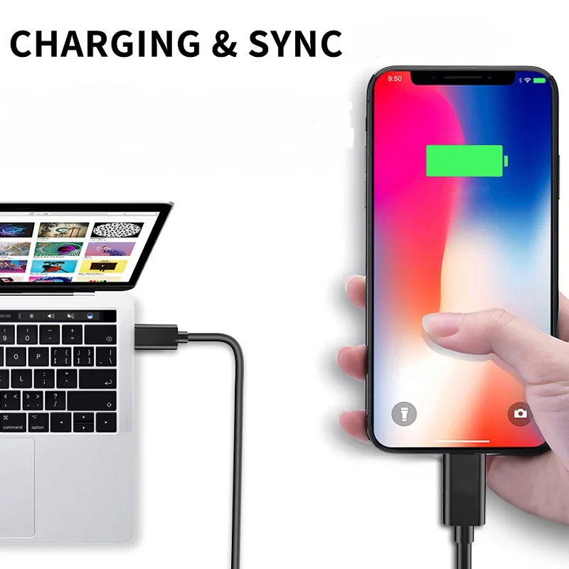 Кабель для передачи данных USB Type C Cavo Tipo Быстрая зарядка 0 25 м 1 2 3 кабель зарядного