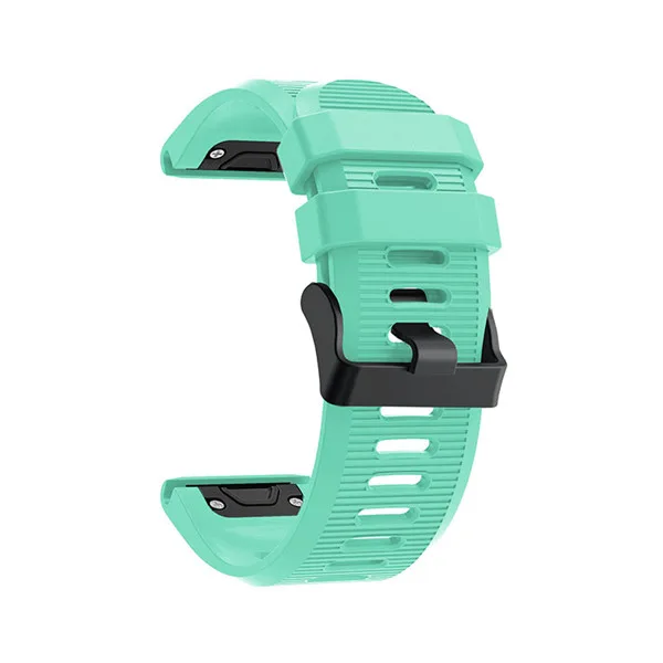 Mint green Ремешок для часов 26 мм 22 мм 20 мм для Garmin Fenix 5X5 5S Plus 3 3 HR Forerunner 935 945 ремешок для часов Quick Release Easy fit - Цвет: Mint green