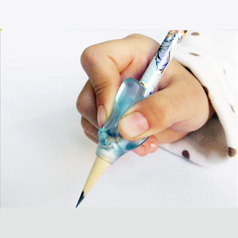 1 шт. полезные ручка сцепление силиконовый карандаш ручки для детей коррекция