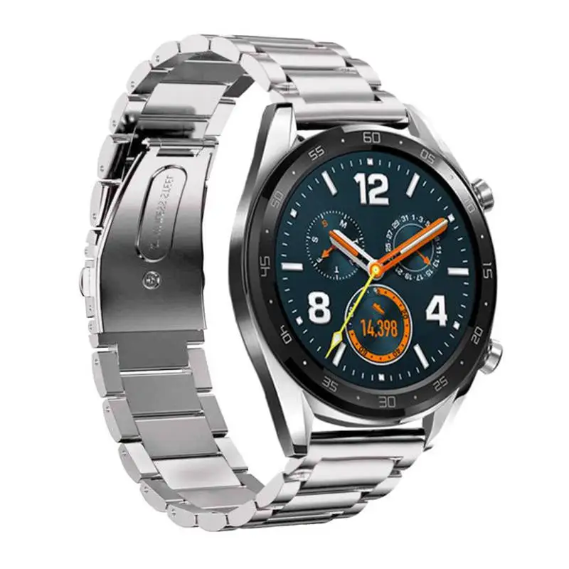 Ремешок для Huawei Watch GT сменный ремешок из нержавеющей стали быстросъемный браслет