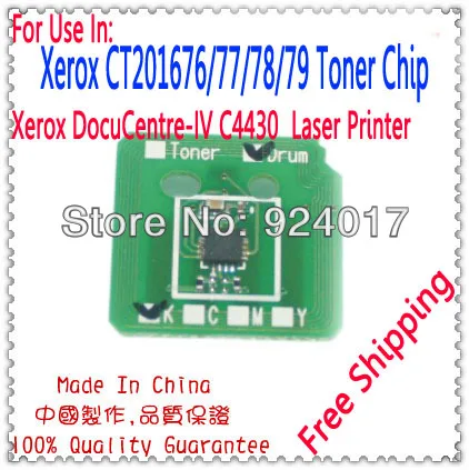 

For Xerox DocuCentre IV C4430 4430 Color Printer Toner Chip,For Xerox CT201676 CT201677 CT201678 CT201679 Toner Cartridge Chip