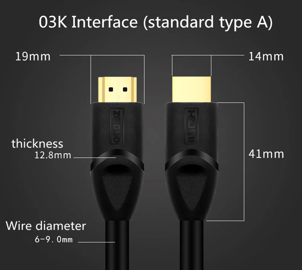 Кабель HDMI 2 0 4 K 1080 P кабель папа 5 м 1 3 подходит для HDTV LCD PS3 проектора