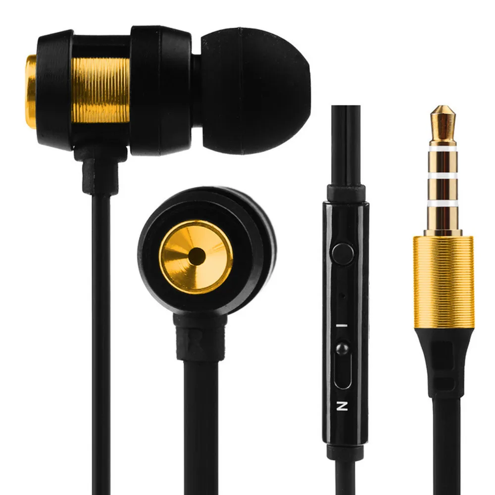 VOBERRY Super Bass Earphone Sports Headphones Stereo Magnetic Wired Headset for iPhone Xiaomi Android IOS | Электроника