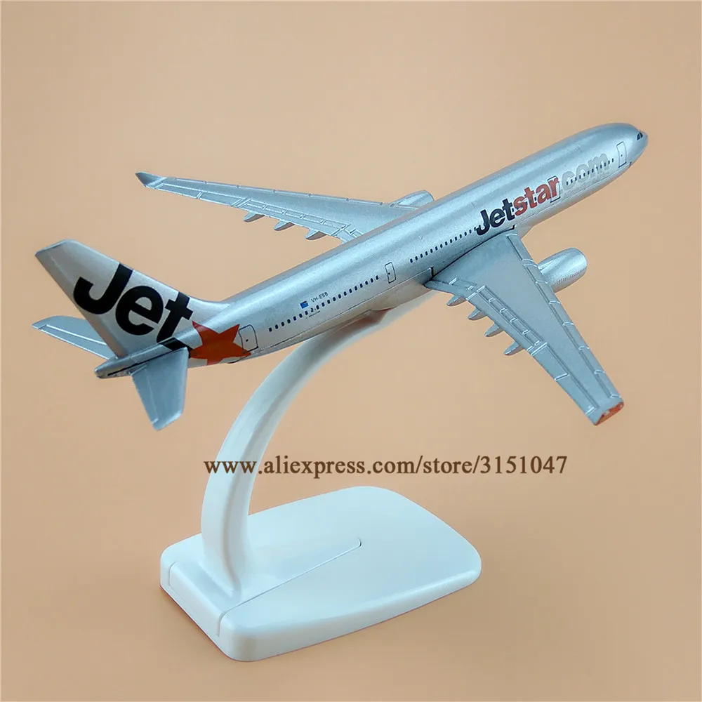 Модель самолета из металлического сплава Jet Air Jetstar A330 авиакомпании модель