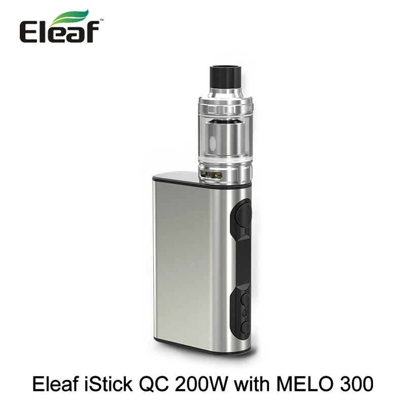 Оригинальный Eleaf istick QC Комплект 200 Вт с Melo 300 комплект 5000 мАч встроенный