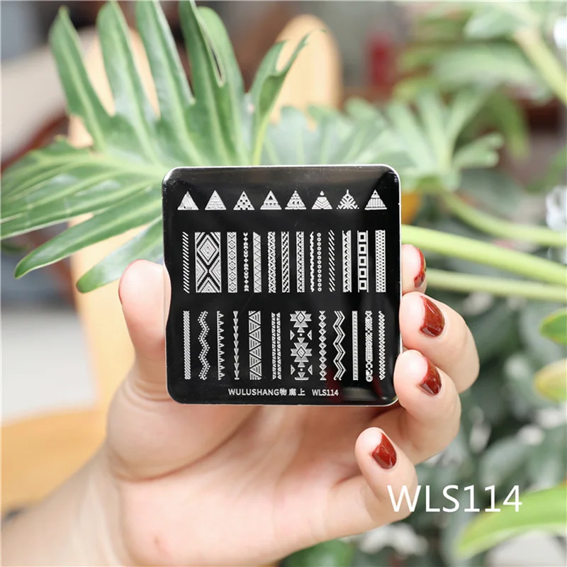 

20 Styles 6CM Nail Art Stamp Stamping Plate Polish Design Print Manicure Nail Template Tools