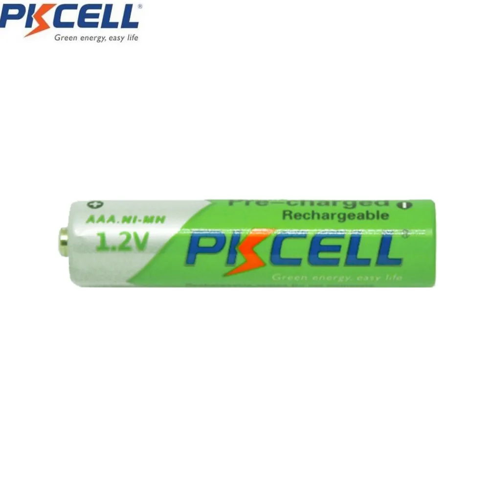 PKCELL 8 шт/2 карты AAA 1 2 V 850mAh аккумуляторная батарея 3A Ni MH низкая саморазрядная