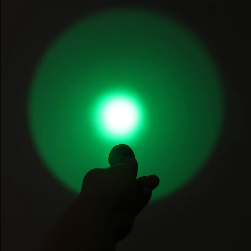 Светодиодный светильник зеленого цвета 3 Вт 1xCREE Q5 5 520nm 535nm светодиодный (1x18650)