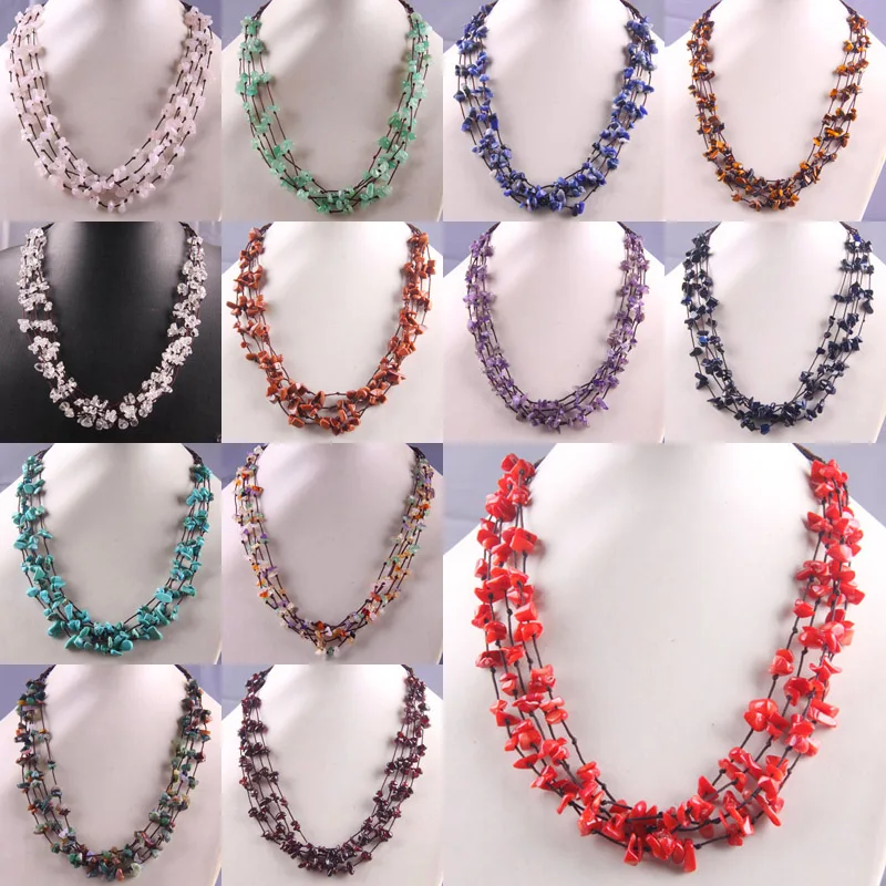 Женская Бриллиантовая бижутерия диагональю 19 дюймов для подарка|handmade necklace|beads
