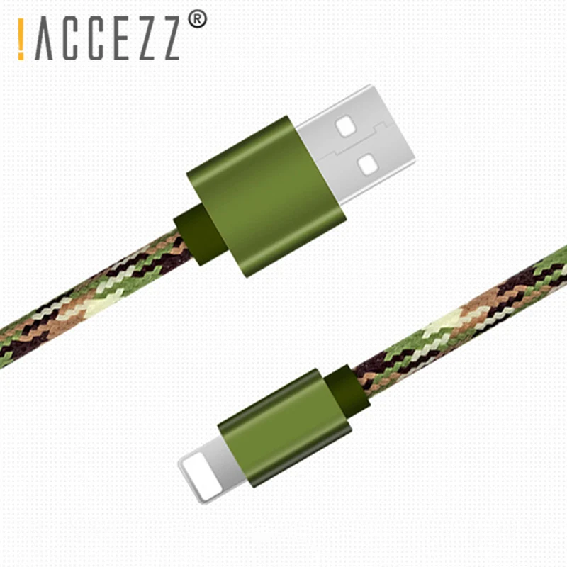 ! ACCEZZ нейлоновая usb зарядка линия передачи данных освещение для iPhone X 8 7 Plus XS MAX XR