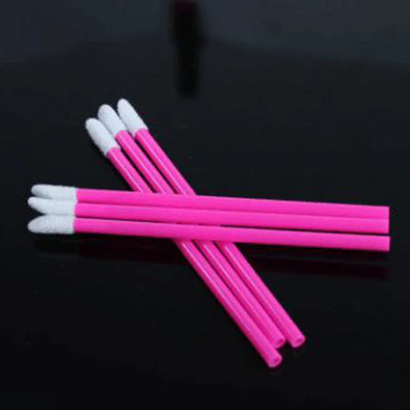 100 шт. одноразовые кисти для макияжа Lip Brush Make Up Кисти Набор кисточка туши Губная