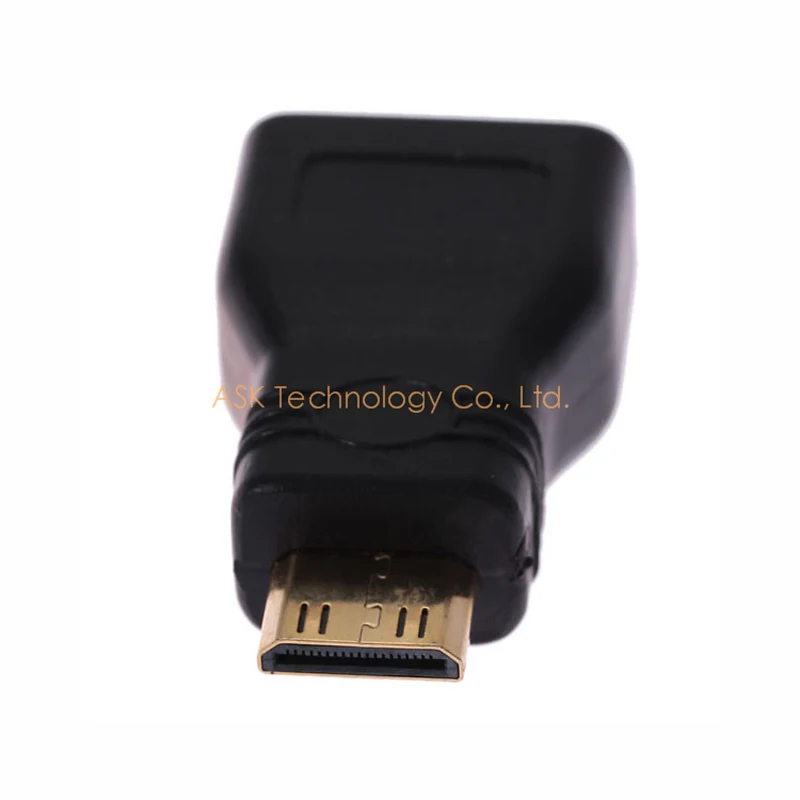 AIXXCO 5 шт. HDMI Женский мини HDMI адаптер конвертер позолоченный разъем HDMI V1.4 Ethernet 1080P 3D hdmi адаптер