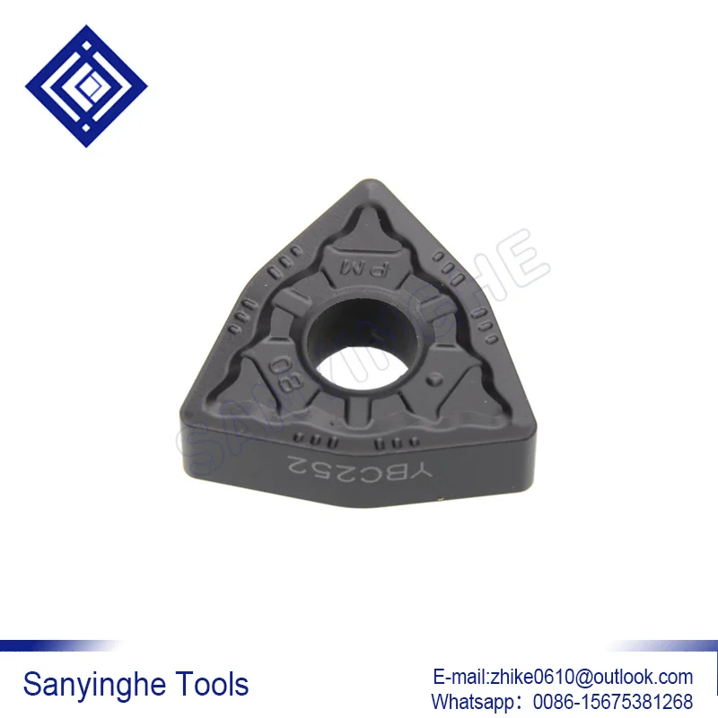 

free shipping high quality sanyinghe 10pcs/lots VNMG160408-DM YBC252 cnc carbide turning inserts cnc blade lathe turning tool