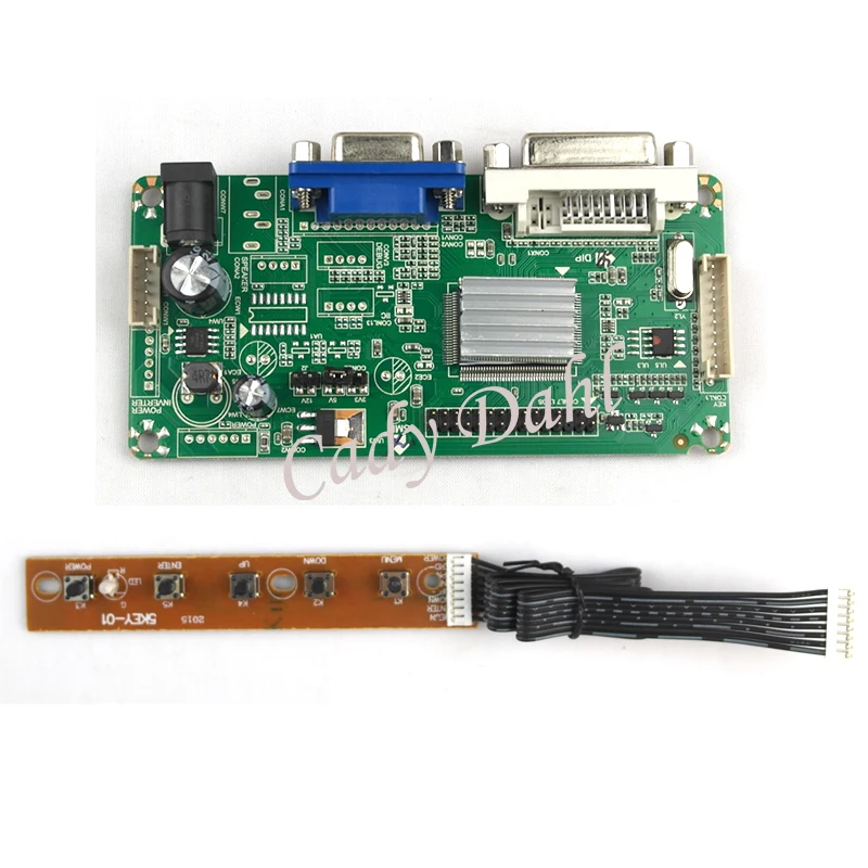 Новый VGA DVI LVDS 30 Шпильки Мониторы драйвера платы контроллера модуля DIY Kit для Raspberry