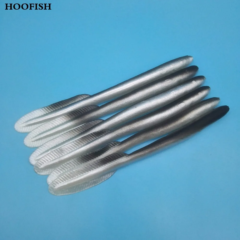 HOOFISH 6 шт./лот Bionic угрь Мягкая приманка 9 5 г/16 см искусственная мягкие приманки