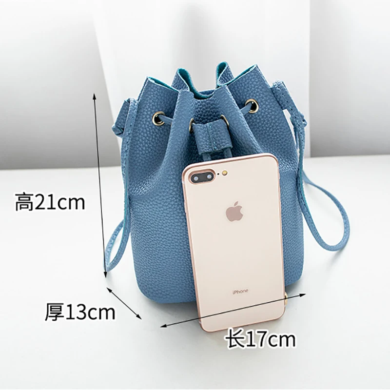 Новое поступление 2019 женская сумка-мешок Женская вместительная сумка через