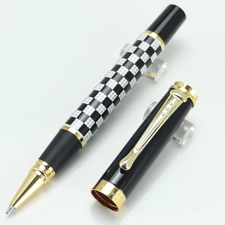 JINHAO 500 шариковая ручка 7 цветов черный/белый/серый/красный цвет золотой зажим для ручки материал Escolar Чернильное JINHAO Ручка 13,6*1,8 см - Цвет: 1