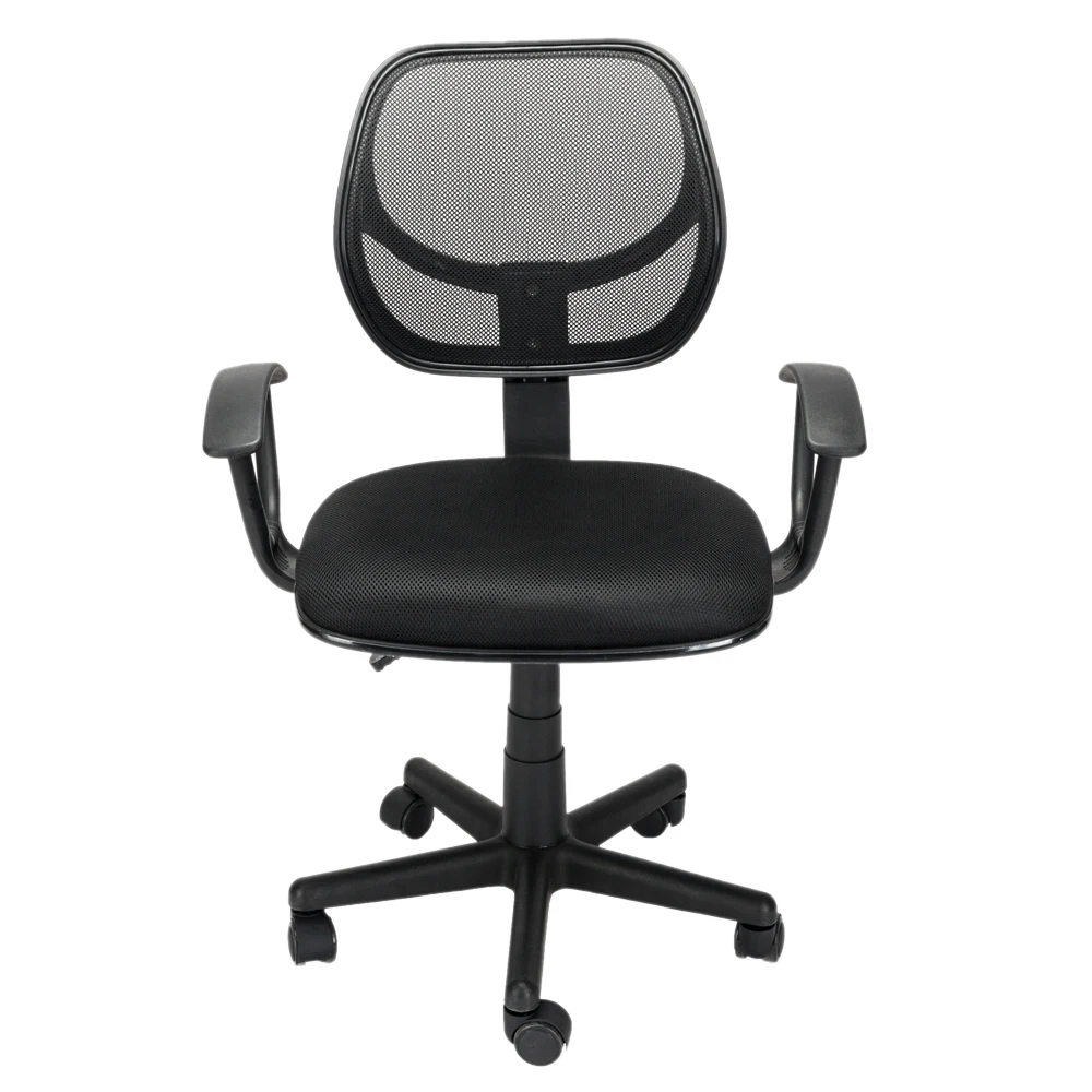 Home Office Room Use Nylon Five-star Feet Mesh Chair Black for office workers students teachers businessmen | Мебель