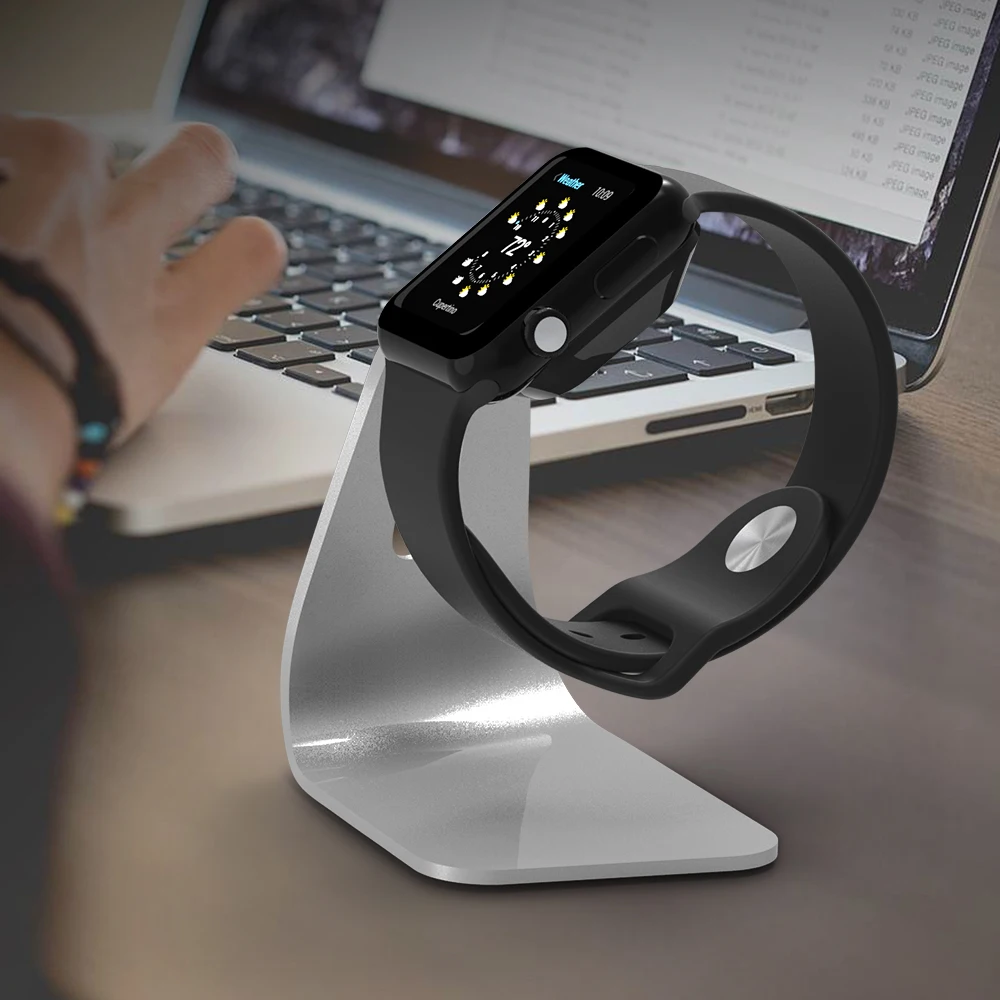 Роскошный алюминиевый сплав зарядная док станция для Apple Watch аксессуары