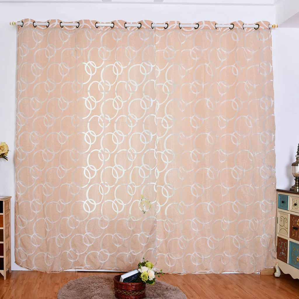 2 шт. простые ветровые экраны в форме пузыря круглые оконные шторы с цветами