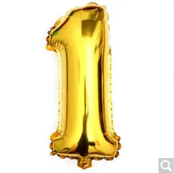 Воздушные шары из алюминиевой фольги цифровой декор для свадьбы 16 дюймов